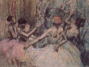 Edgar Degas Dance behind the curtain Spain oil painting artist